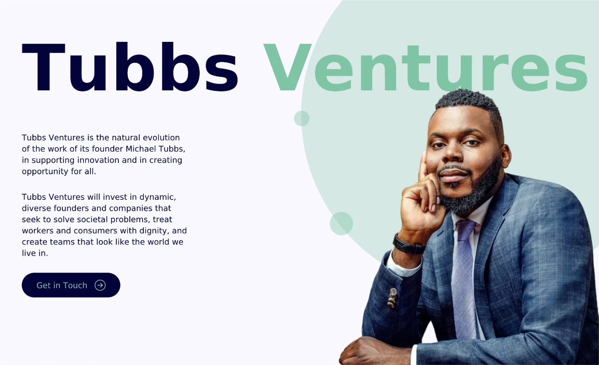 Tubbs Ventures - Webflow Project by Chintan Savaliya